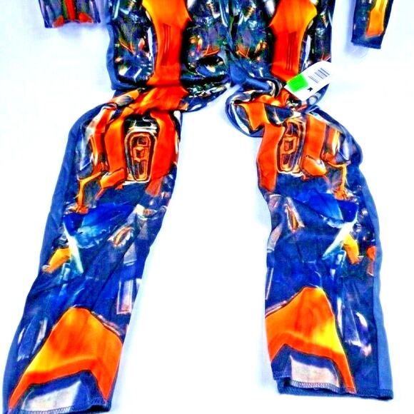 Boys Transformers Halloween Costume Body Suit by Hasbro No Mask 2009 Large 10-12 - Picture 5 of 7